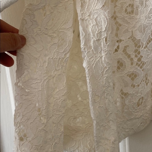 Zara Elegant White Lace Blazer - Picture 8 of 14